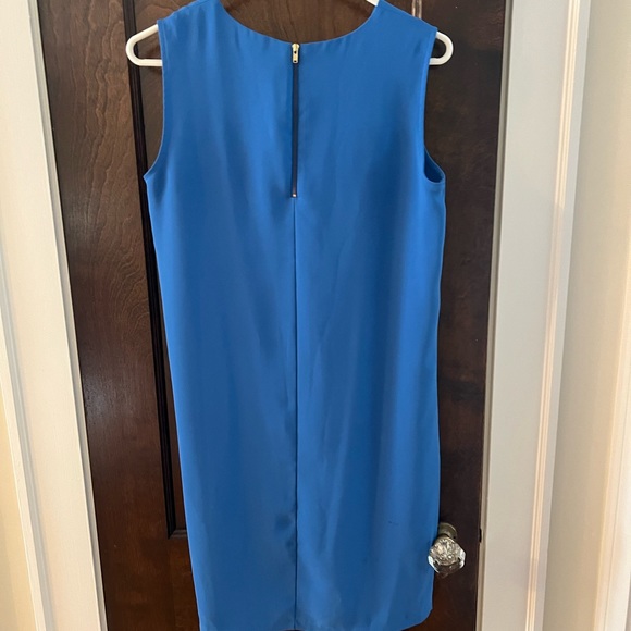 Adrienne Vitadini Blue Sleeveless Dress - Picture 7 of 8